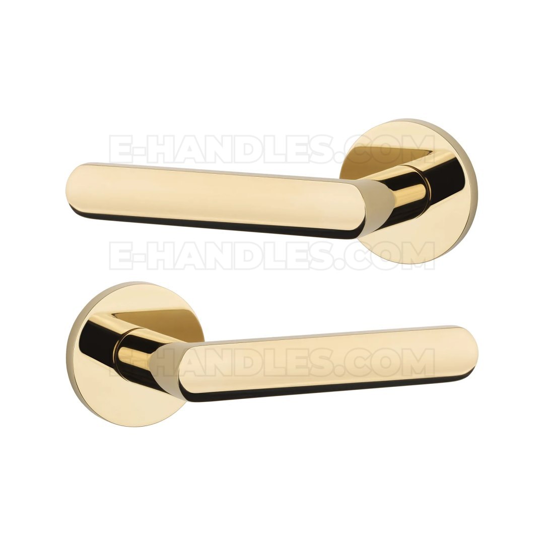 APRILE FRAGOLA R slim 7 mm GOLD PVD - złoty polerowany PVD - klamka do drzwi